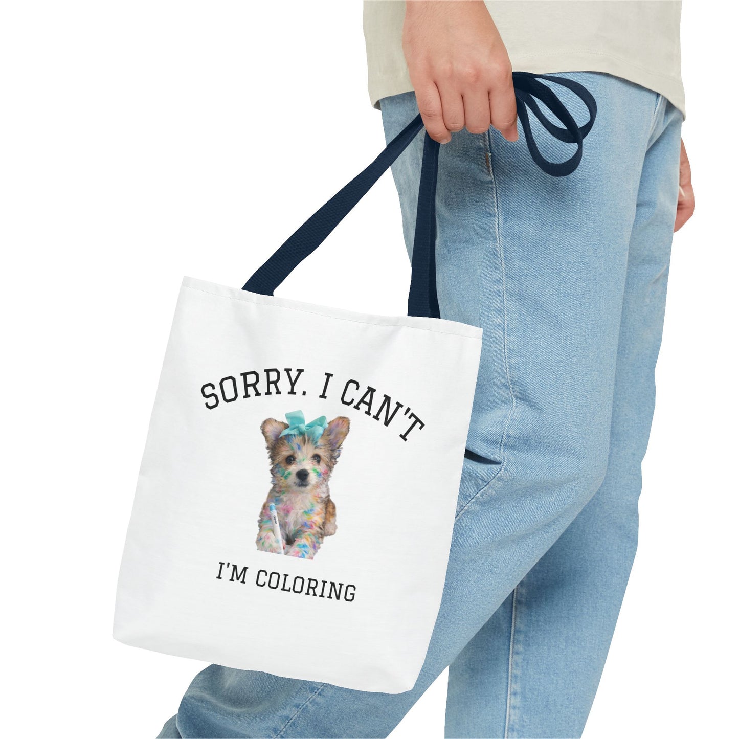 Sorry I Can't, I'm Coloring Tote