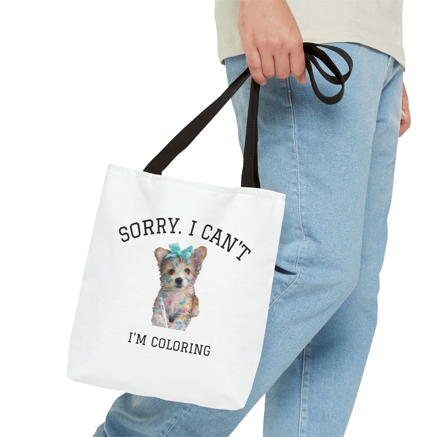 Sorry I Can't, I'm Coloring Tote