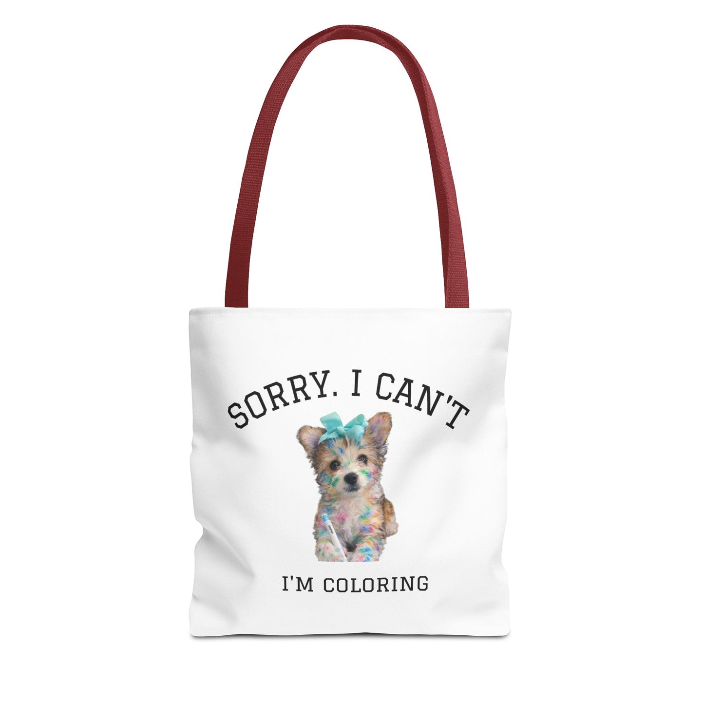 Sorry I Can't, I'm Coloring Tote