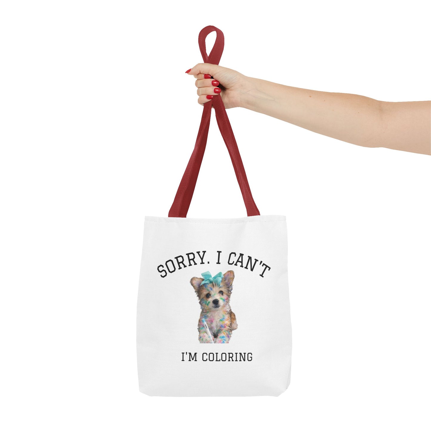Sorry I Can't, I'm Coloring Tote