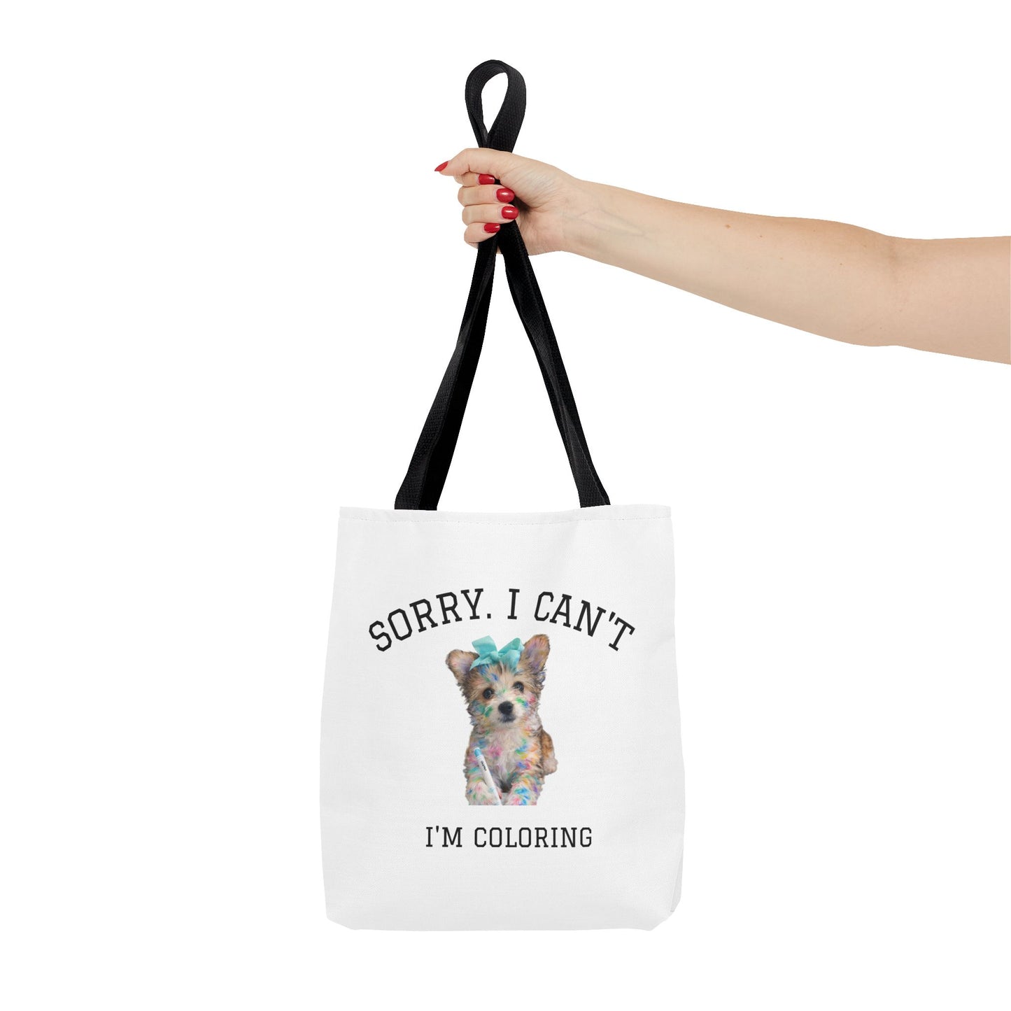 Sorry I Can't, I'm Coloring Tote