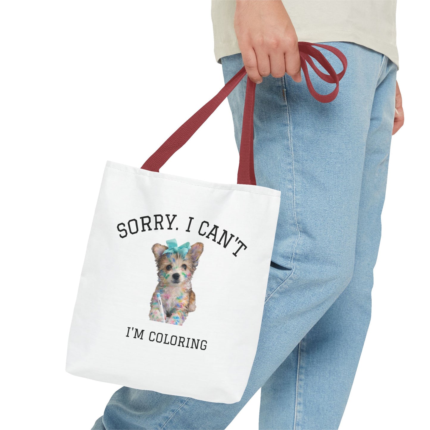 Sorry I Can't, I'm Coloring Tote